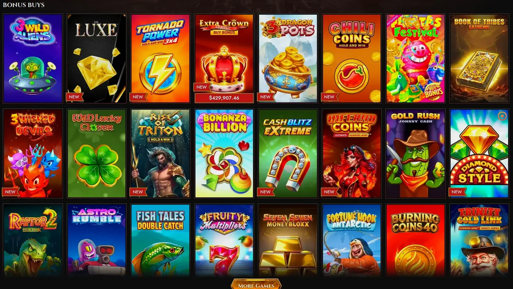 Luckyseven Casino mobile Ansicht